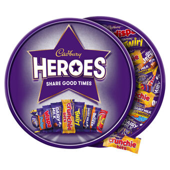 Asda Cadbury heroes tub 550g offer