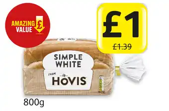 Londis Hovis simple white offer