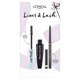 Asda L 'oreal paris liner & lash duo gift set offer