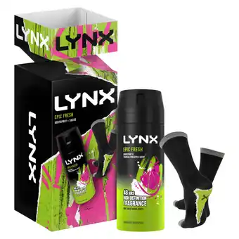 Asda Lynx gift set epic fresh 1 piece offer