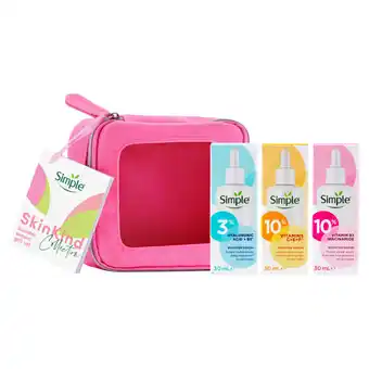Asda Simple simple booster serum gift set skin kind 3 piece offer