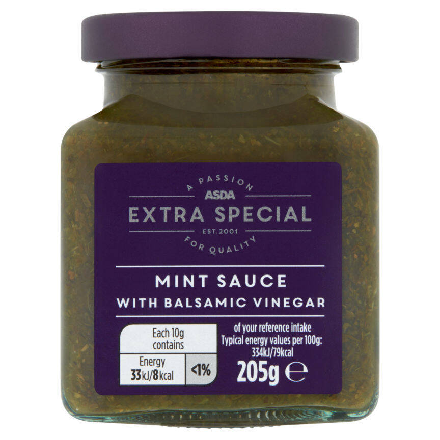 Asda extra special mint sauce with balsamic vinegar offer at Asda