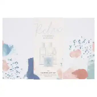 Asda Relax chamomile & jasmine calming gift set offer