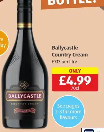 Aldi Ballycastle Country Cream offer