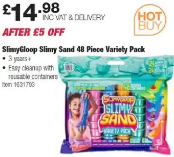 Costco SlimyGloop Slimy Sand 48 Piece Variety Pack offer
