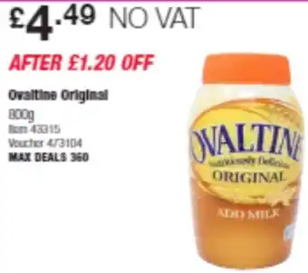 Costco Ovaltine Original offer