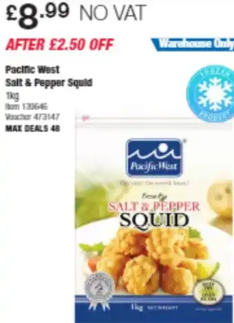 Pacific West Salt & Pepper Squid