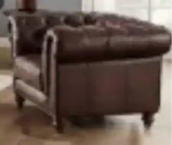 Costco Allington Leather Chesterfield Sofa Collection armchair offer