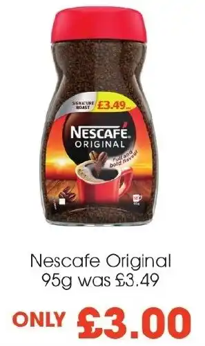 Centra Nescafe Original 95g offer