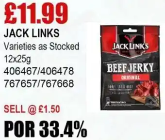Bestway JACK LINKS 12x25g offer