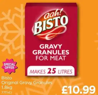 Bestway Bisto Original Gravy Granules 1.8kg offer