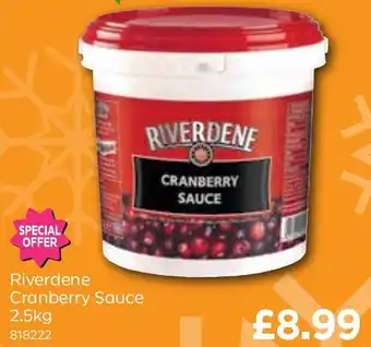 Bestway Riverdene Cranberry Sauce 2.5kg offer