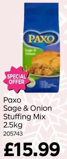 Bestway Ραχο Sage & Onion Stuffing Mix 2.5kg offer