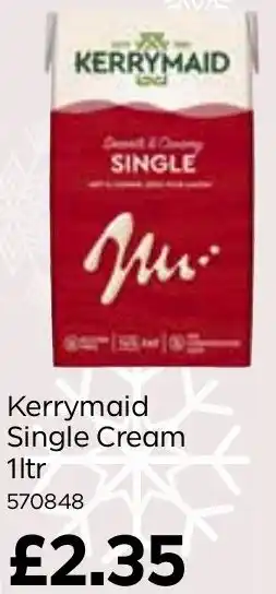 Bestway Kerrymaid Single Cream 1ltr offer