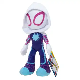 Asda Spidey and his amazing friends 8-inch little plush ghost spider age 3+ years offer
