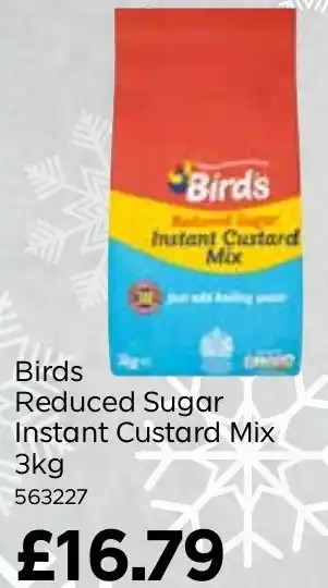 Bestway Birds Reduced Sugar Instant Custard Mix 3kg offer