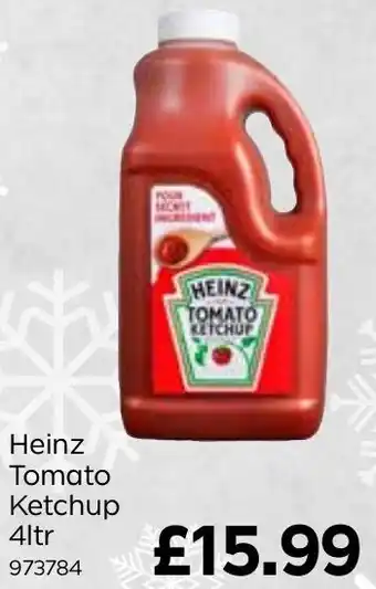 Bestway Heinz Tomato Ketchup 4ltr offer