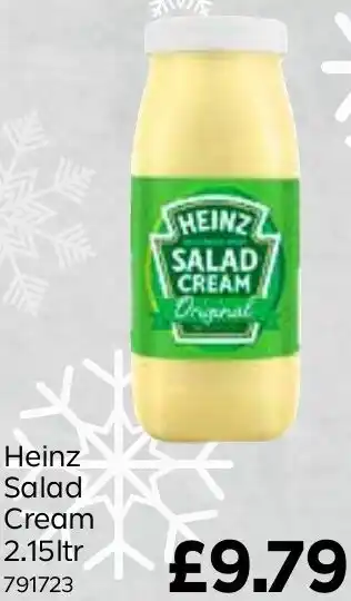 Bestway Heinz Salad Cream 2.15ltr offer
