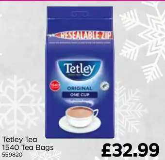 Bestway Tetley Tea 1540 Tea Bags offer