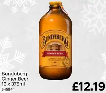 Bestway Bundaberg Ginger Beer 12 x 375ml offer