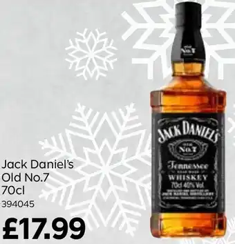 Bestway Jack Daniel's Old No.7 70cl offer