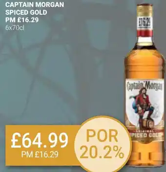Bestway CAPTAIN MORGAN SPICED GOLD offer