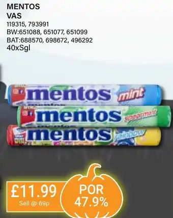 Bestway MENTOS offer