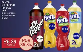 Bestway FANTA/ DR PEPPER offer
