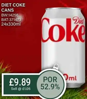 Bestway DIET COKE CANS offer