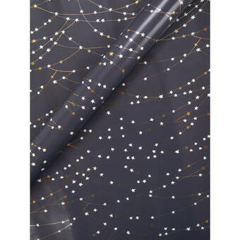 Asda George home christmas star print gift wrap 3.5m offer