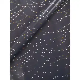 Asda George home christmas star print gift wrap 3.5m offer