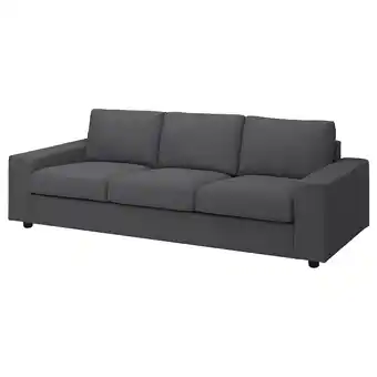 IKEA Vimle 3-seat sofa, with wide armrests/hallarp grey offer