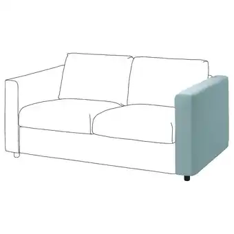 IKEA Vimle armrest, saxemara light blue offer