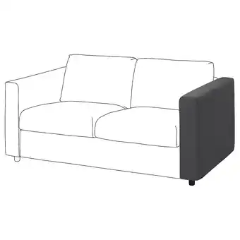 IKEA Vimle cover for armrest, hallarp grey offer