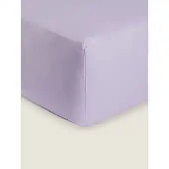 Asda George home lilac plain fitted sheet - king offer
