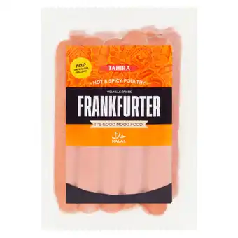Asda Tahira hot & spicy chicken frankfurters offer