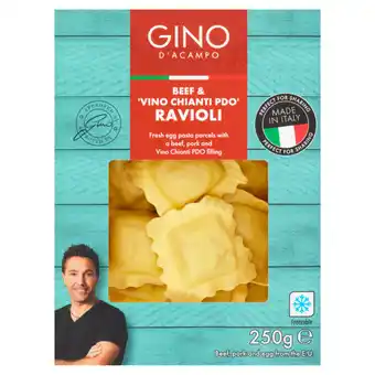 Asda Gino d'acampo beef & vino chianti pdo ravioli offer