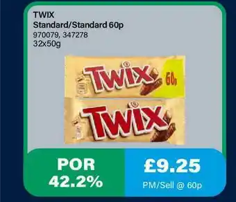 Bestway Twix Standard-Standard 60p offer
