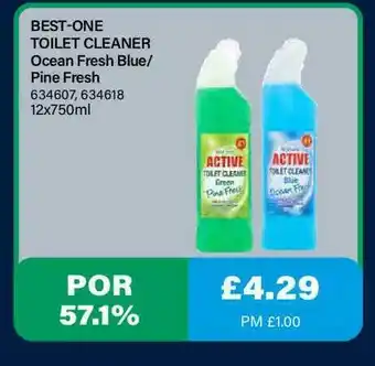 Bestway Best-One Toilet Cleaner Ocean Fresh Blue-Pine Fresh offer