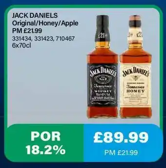 Bestway Jack Daniels Original-Honey-Apple offer