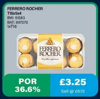 Bestway Ferrero Rocher T16x5x4 offer