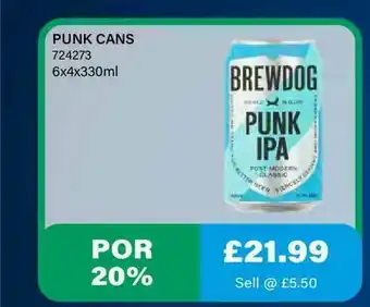 Bestway Punk Cans offer