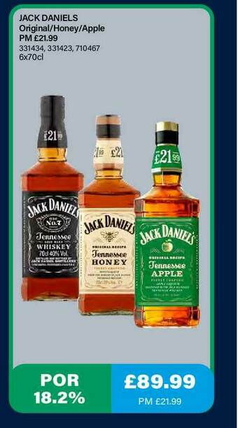 Bestway Jack Daniels Original-Honey-Apple offer