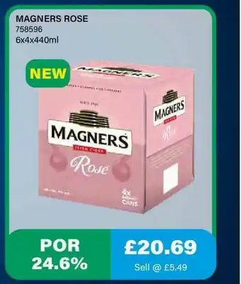 Bestway Magners Rose offer