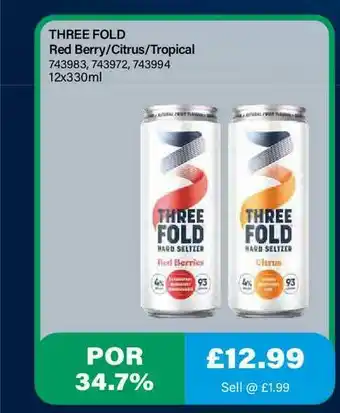 Bestway Three Fold Red Berry-Citrus-Tropical offer