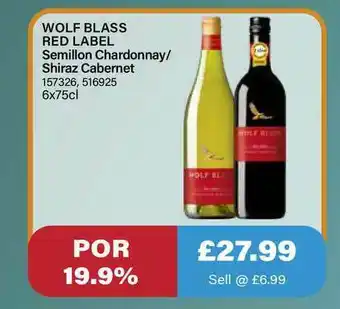 Bestway Wolf Blass Red Label Semillon Chardonnay-Shiraz Cabernet offer