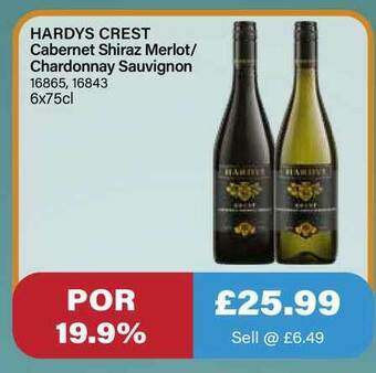 Bestway Hardys Crest Cabernet Shiraz Merlot-Chardonnay Sauvignon offer