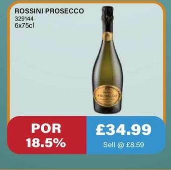Bestway Rossini Prosecco offer