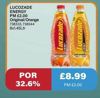 Bestway Lucozade Energy Original-Orange offer