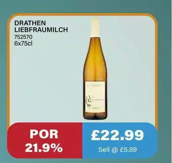 Bestway Drathen Liebfraumilch offer